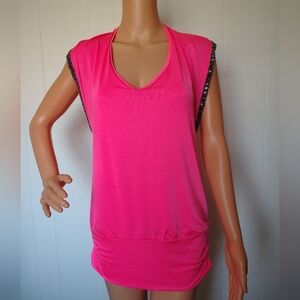 2B Bebe Pink Sleeveless Top Size M